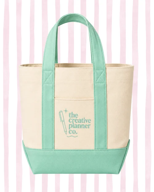 Mini Planner Tote